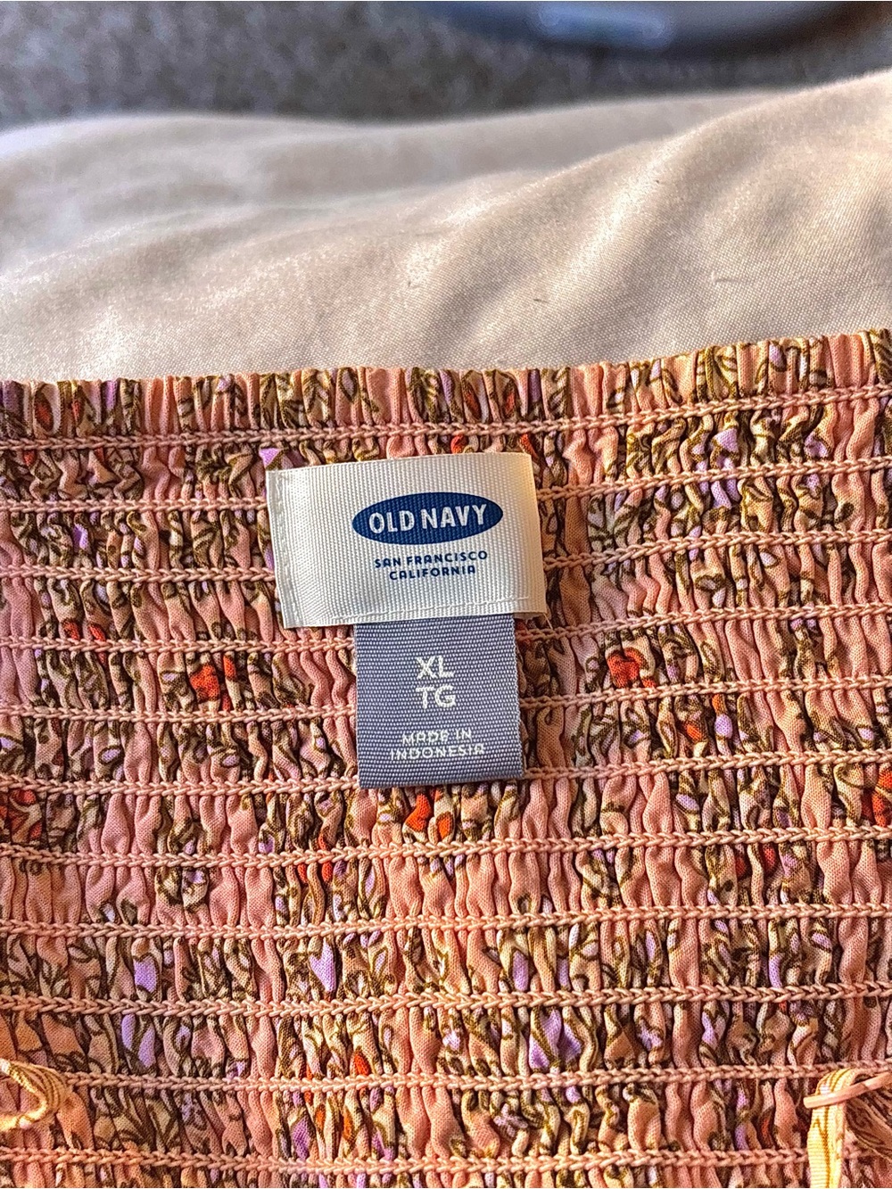 Old Navy Pink Paisley Slip Sundress - Picture 2 of 2